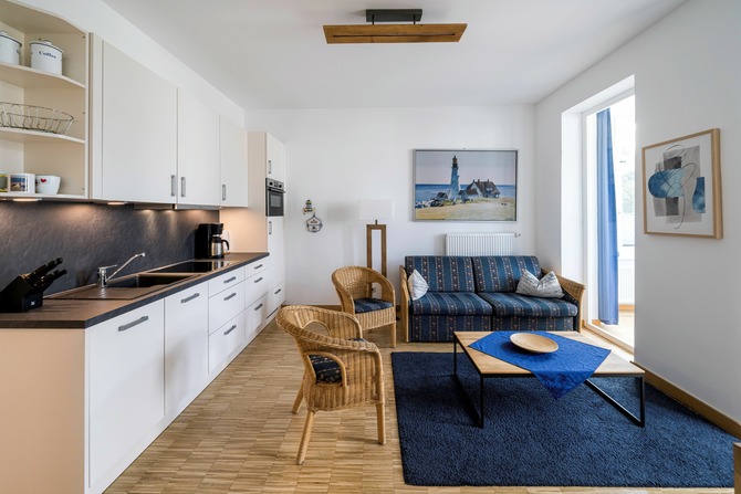 Ferienwohnung in K&uuml;hlungsborn - Ostsee-Domizil Sandburg - K&uuml;chenbereich