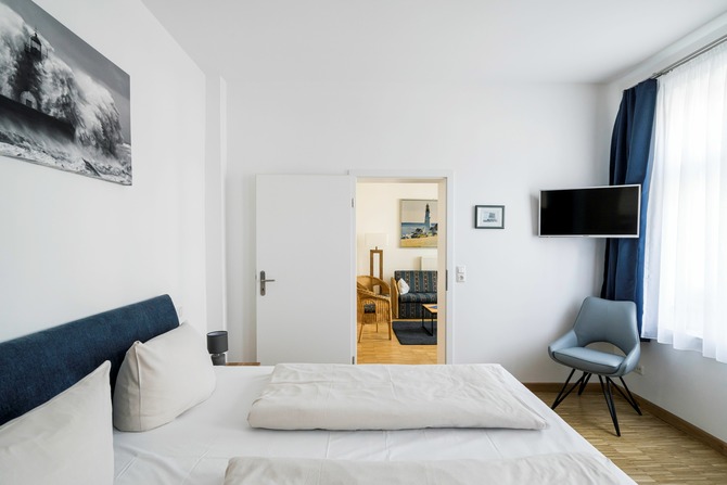 Ferienwohnung in K&uuml;hlungsborn - Ostsee-Domizil Sandburg - Schlafzimmer