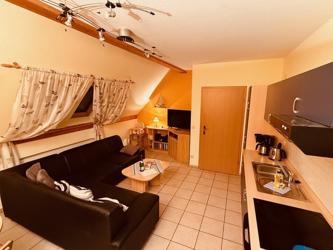 Ferienwohnung in Trassenheide - Strandidyl im K&uuml;stenwald - Wohnzimmer - Sitzecke