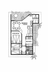 Ferienhaus in Pelzerhaken - Ferienhaus Typ D im Ferienpark AM WALDRAND - Grundriss