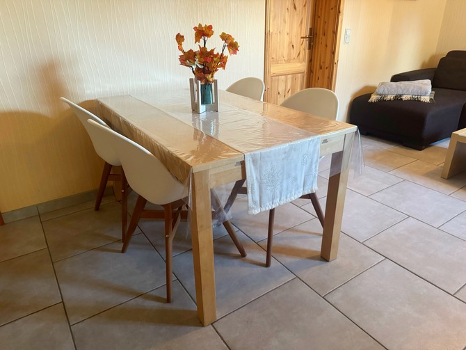 Ferienwohnung in Niederhagen - Sonne und Me(eh)r - Esstisch