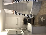 Ferienwohnung in Hansühn - Ostsee Ferienhof Sandmann - Bad mit Eckbadewanne