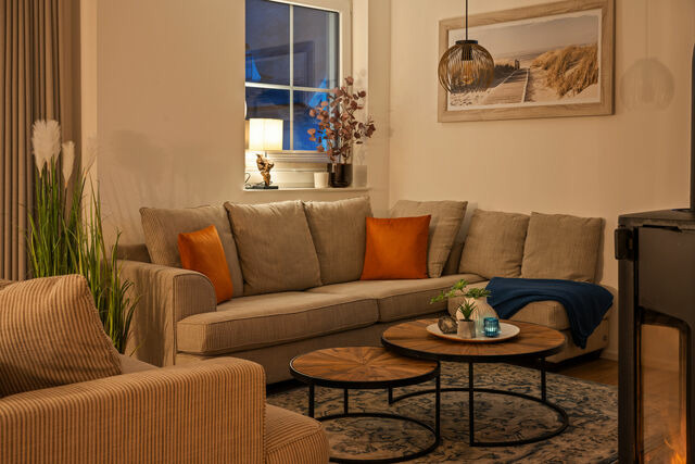 Ferienhaus in Dranske - Rügenzauber Reetdachhaus mit Sauna u. Kamin | Strandnähe | Garten - Bild 16