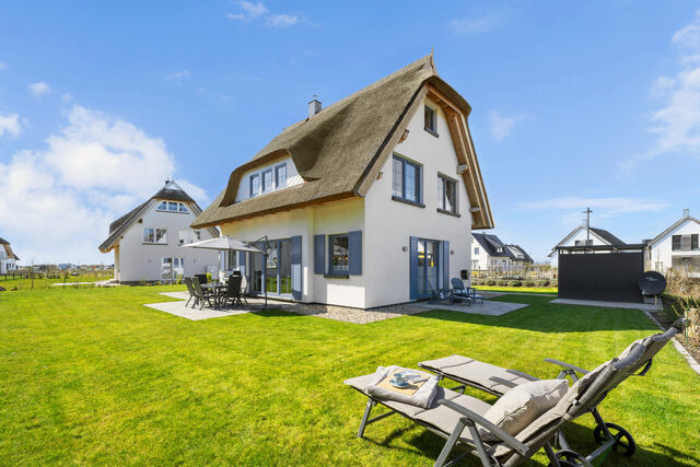Ferienhaus in Dranske - Rügenzauber Reetdachhaus mit Sauna u. Kamin | Strandnähe | Garten - Bild 20
