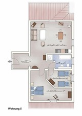 Ferienwohnung in Neuenkirchen (Rügen) - Ferienwohnung 5 am Wasser Gut Grubnow Rügen WLAN und Sauna - Bild 13