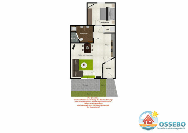 Ferienwohnung in Boltenhagen - Haus Ostseed&uuml;ne Whg. 10 - Bild 13